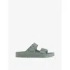 Birkenstock Mens  Arizona Two-strap Moulded Sandals In Pure Sage Eva