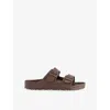 Birkenstock Arizona Essentials Slide Sandal In Brown
