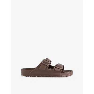 Birkenstock Arizona Essentials Slide Sandal In Brown
