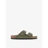 Birkenstock Double Buckle Flat Sole Open Toe Slippers