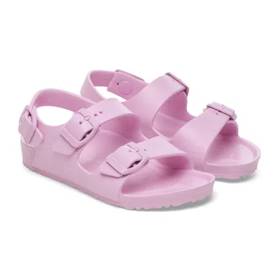 Birkenstock Kids' Milano 1029544 Sandalpink Eva Adjtable Strap Hawk504 In Pink