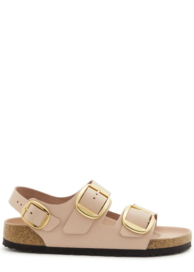 BIRKENSTOCK MILANO BIG BUCKLE LEATHER SANDALS