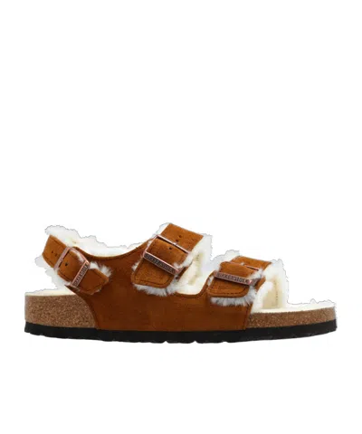 BIRKENSTOCK BIRKENSTOCK MILANO SHEARLING SANDALS