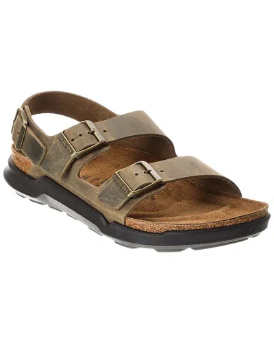 Birkenstock Milano Ct Leather Sandal In Brown