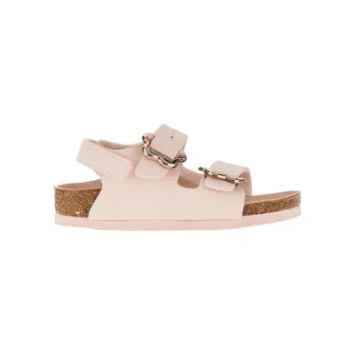 Birkenstock Kids' Milano Flower Buckle Sandals In Multi