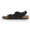 Birkenstock Side Buckle-fastening Slingback Sandals In Black