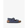 Birkenstock Birko-flor Buckled Arizona Sandals In Navy