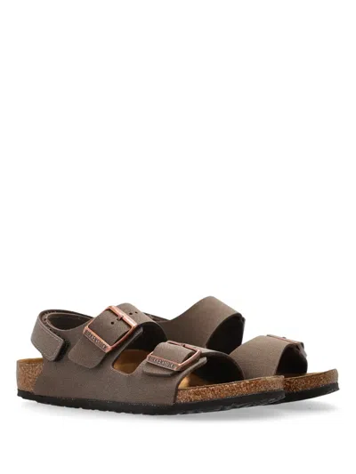 Birkenstock Kids' Milano Sandals In Brown