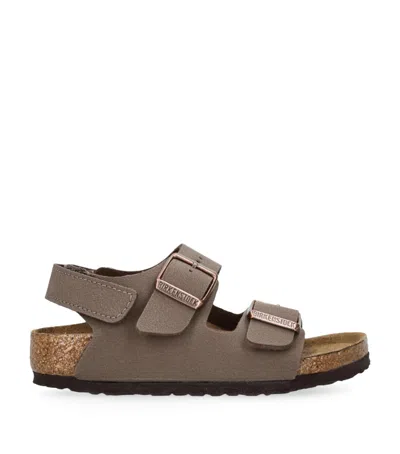 Birkenstock Kids Milano Classic Sandals In Brown
