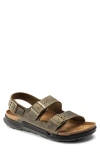 Birkenstock Milano Slingback Sandal In Faded Khaki