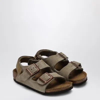 Birkenstock Milano Taupe Suede Sandal