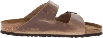 Pre-owned Birkenstock Milano Unisex Leather Sandal In Tobacco Oiled Leather