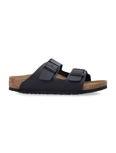 Birkenstock Mini Double-strap Kids Sandals In Black