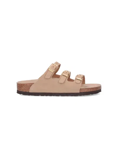 Birkenstock Mini Sandal For Women In Nubuck Leather In Neutral