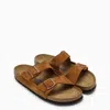 Birkenstock Arizona Soft Footbed Sandals In Brown