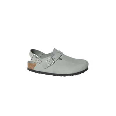 BIRKENSTOCK BIRKENSTOCK MINT GREEN NUBUCK LEATHER TOKIO MULES