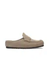 Birkenstock Mocassino Naples Wrapped Suede Calz. S Taupe