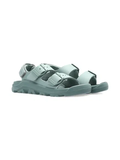 Birkenstock Kids' Mogami Buckle Strap Sandals In Green