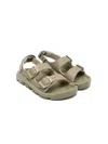 Birkenstock Mogami Touch-strap Sandals In Green