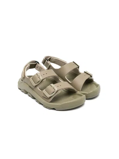 Birkenstock Kids' Mogami Touch-strap Sandals In Green