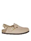 Birkenstock Sand Nubuck Leather Tokio Mules