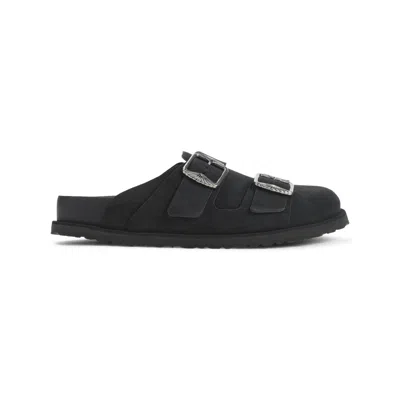 Birkenstock Round-toe Mules In Black