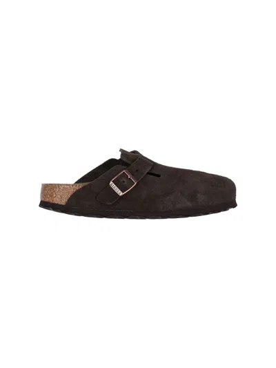 Birkenstock Mules "boston" In Black