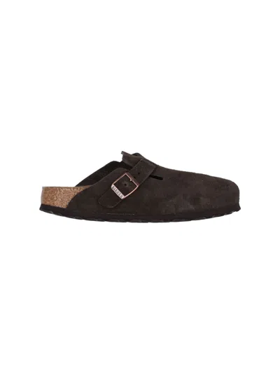 Birkenstock Mules Boston In Blue