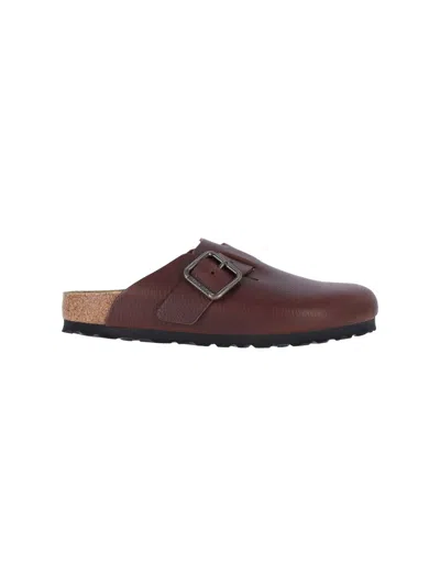 Birkenstock Boston Oiled-leather Clogs In Habana Oiled Leather
