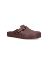 Birkenstock Boston Essentials Clogs In Brown