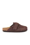 Birkenstock Nagoya Desert Mule In Roast Desert Nubuck