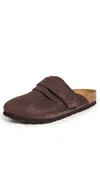 BIRKENSTOCK NAGOYA CLOGS DESERT BUCK ROAST