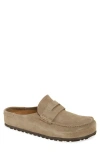 Birkenstock Naples Wrapped Suede Mules