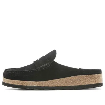 Birkenstock Naples Suede Leather 'black'
