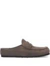 Birkenstock Naples Loafer Clog In Brown