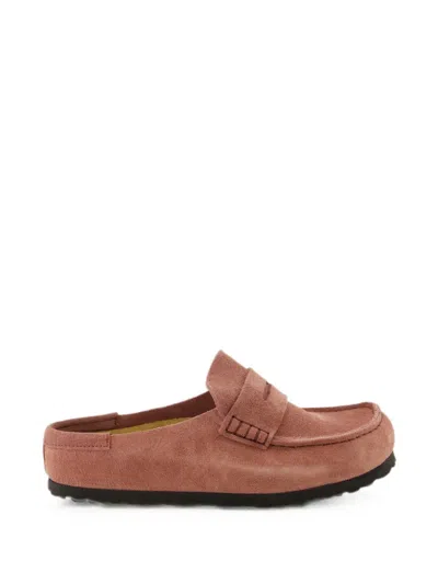 Birkenstock Naples Wrapped Mules In Pink