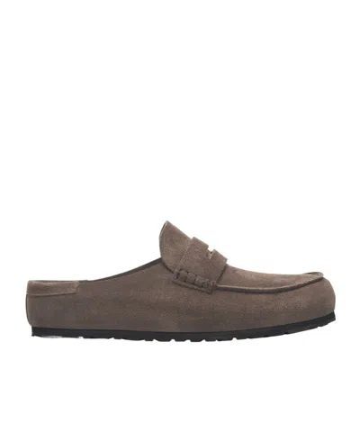 BIRKENSTOCK NAPLES SUEDE LOAFERS