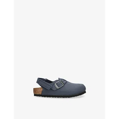 BIRKENSTOCK TOKIO BUCKLE-EMBELLISHED FAUX-LEATHER CLOG