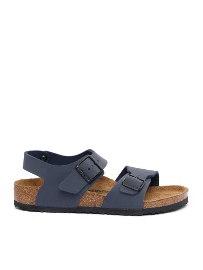 Birkenstock New York Kids Navy, Birkibuc In Blue