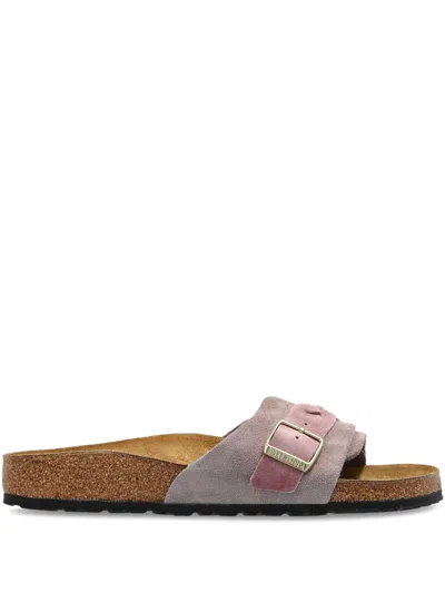 Birkenstock Oita Braided Sandals In Purple