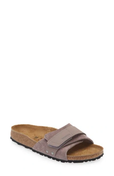 Birkenstock Oita Slide Sandal In Faded Purple