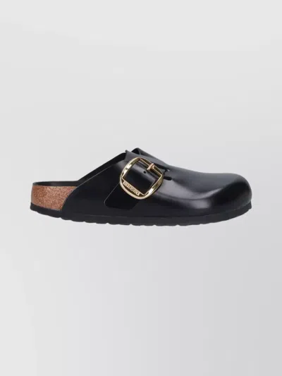 BIRKENSTOCK OPEN BACK MULES FEATURING BUCKLE DETAIL