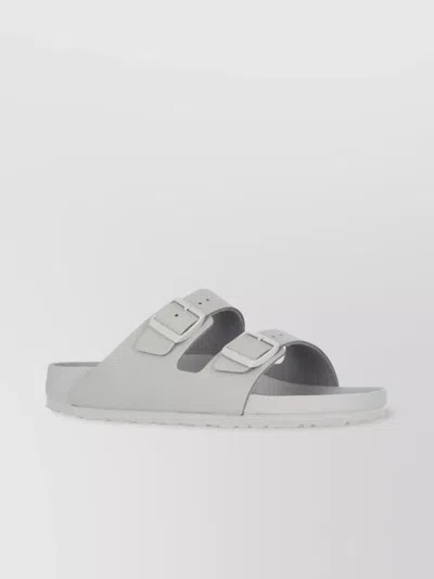 Birkenstock Open Toe Heeled Sandals In Metallic