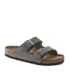 Birkenstock Open Toe Slippers In Whale Gray