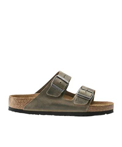 Birkenstock Open-toed Slippers In Green