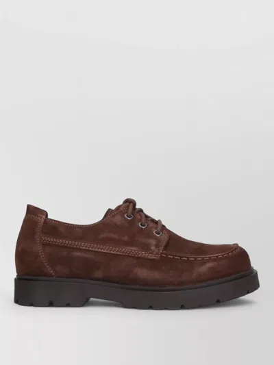 Birkenstock Oxford Lace Up Shoes Round Toe In Multi