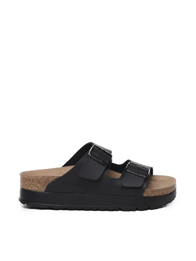 Birkenstock Papillio Arizona Sandals In Black Veg