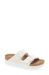 Birkenstock Florida Iii Pap Flex Platform Sandals In Eggshell