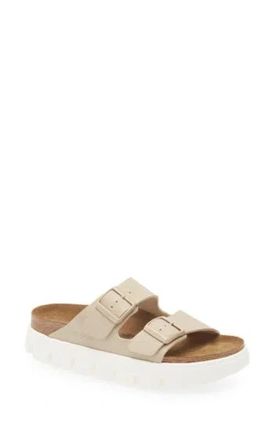 Birkenstock Papillio By  Arizona Chunky Platform Sandal In Beige