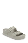 Birkenstock Arizona Pap Flex Platform Sandals In Mineral Gray